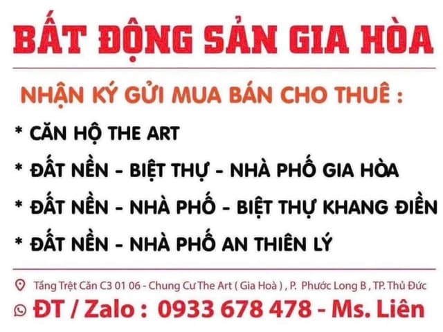 Bán Chung Cư Gia Hoà Mẫu E 3ty800