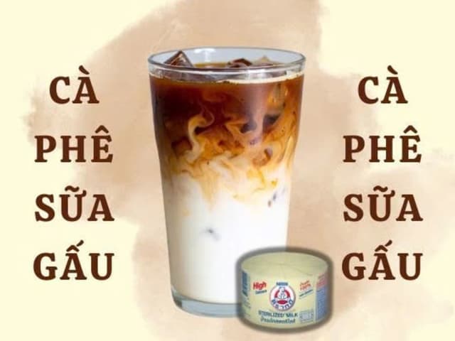 Cà phê Sữa Gấu size L