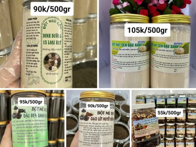 Các loại bột ngũ cốc dinh dưỡng