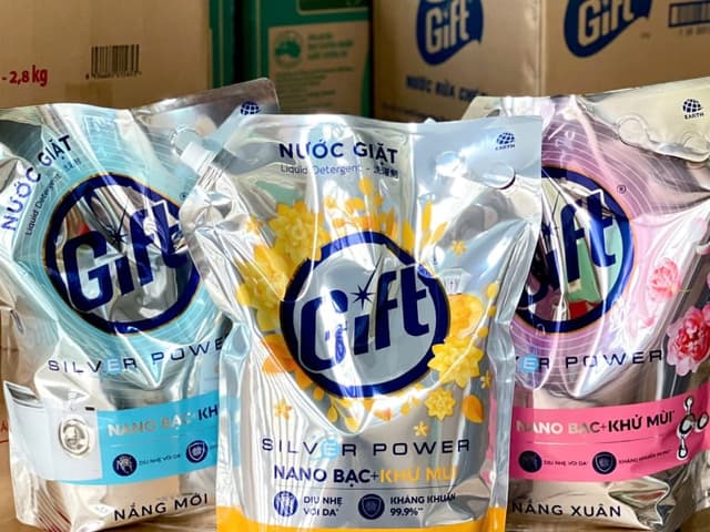 Nước giặt gif siêu thơm
