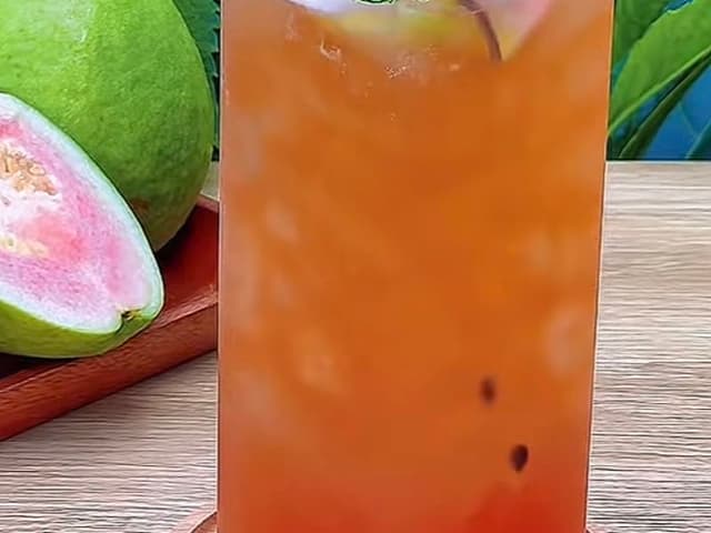 Trà chanh dây ổi hổng