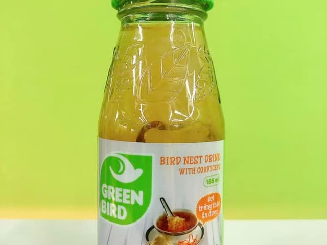 Yến Sào Đông Trùng Green Bird 185ml