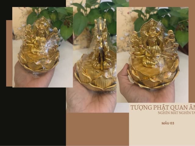 Tượng Phật Quan Âm nghìn mắt nghìn tay - Mẫu 03
