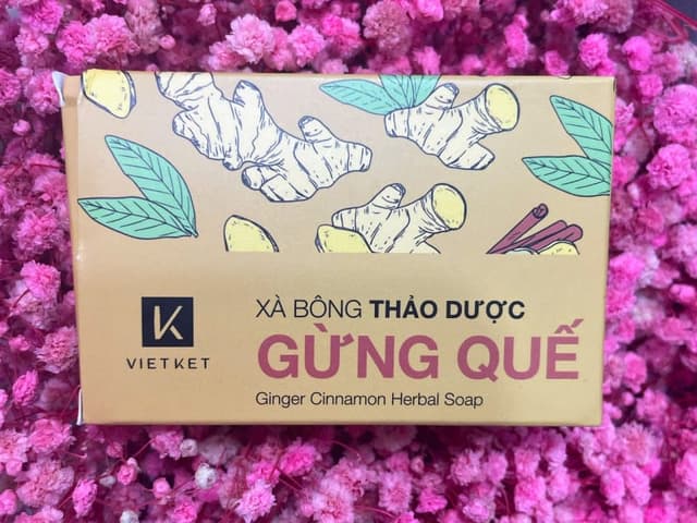 Xà Bông Thảo Dược Gừng Quế 100gr