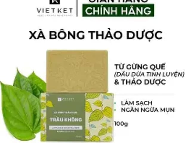 Xà Bông Thảo Dược Lá Trầu Không 100gr